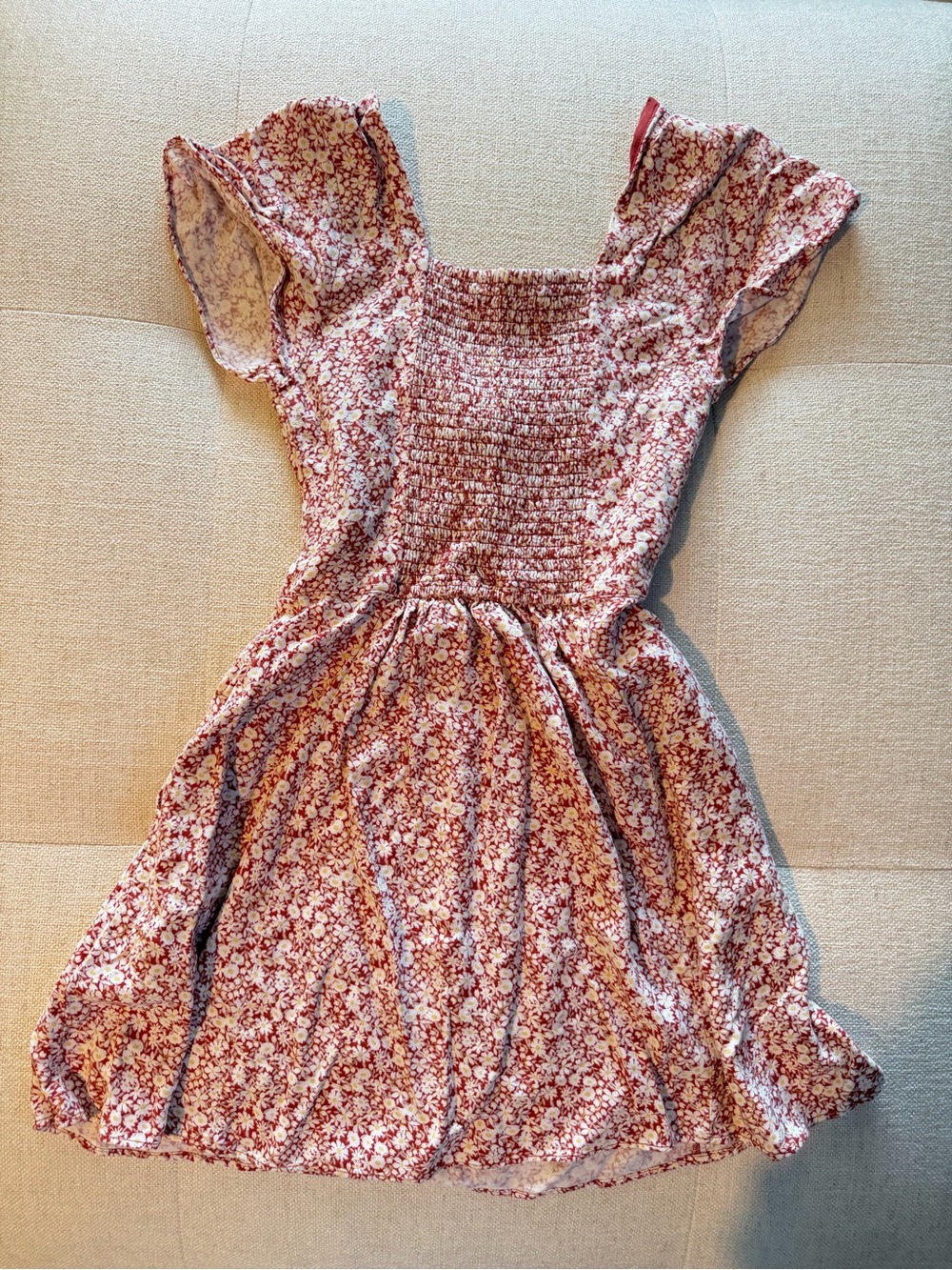 Abercrombie & Fitch Red Floral Mini Dress - Picture 3 of 3